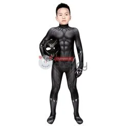 Black Panther Cosplay Costume T'Challa Jumpsuit For Kids -Cheap Ready To Ship Store 3 800x800 375