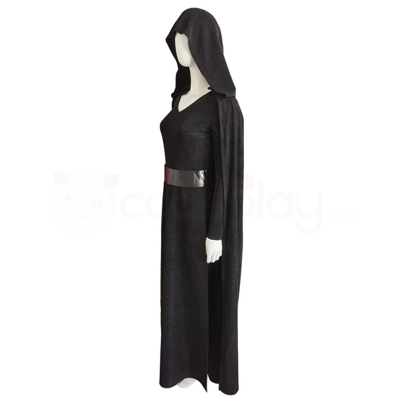Star Wars The Rise Of Skywalker Rey Black Cosplay Costumes 3 Star Wars The Rise Of Skywalker Rey Black Cosplay Costumes - Image 3