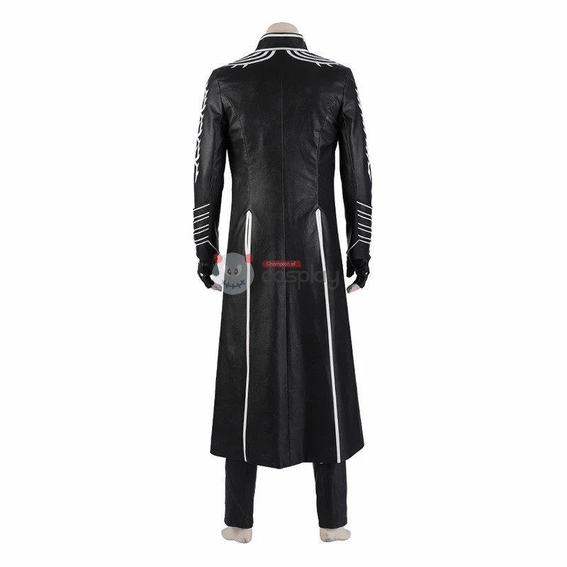 Ready To Ship Vergil Costume Devil May Cry 5 Cosplay Costumes Windbreaker Full Set 4 Ready To Ship Vergil Costume Devil May Cry 5 Cosplay Costumes Windbreaker Full Set - Image 4