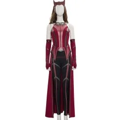 WandaVision Scarlet Witch Costume 2021 New Wanda Cosplay Suit Knit Edition -Cheap Ready To Ship Store 3 800x800 555