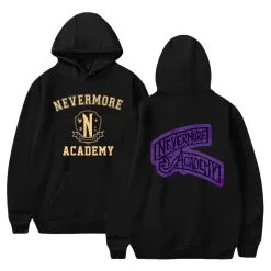 Wednesday Addams Pullover Nevermore Academy Hoodies Fashion Unisex