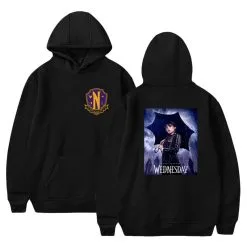The Addams Family Swearshirts Addams Wednesday Print Hoodies Unisex