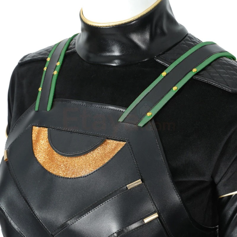 Lady Loki Costume 2021 Female Loki Sylvie Lushton Cosplay Suit Top Level 22 Lady Loki Costume 2021 Female Loki Sylvie Lushton Cosplay Suit Top Level - Image 22