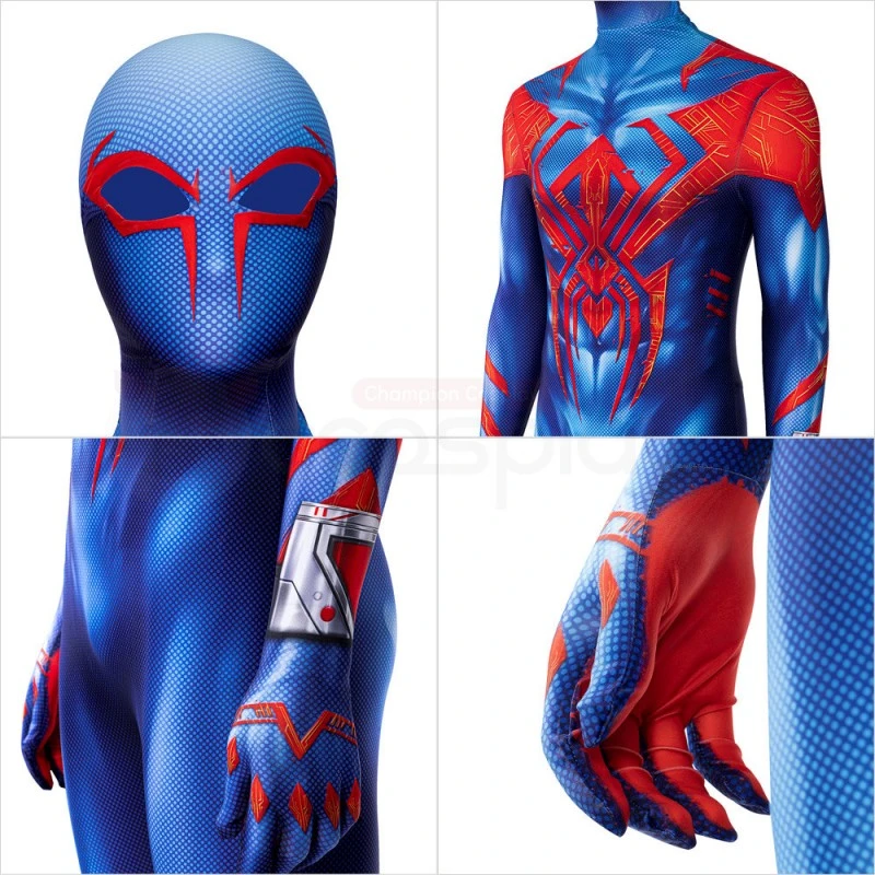Spiderman Miles Morales Jumpsuit Spider-Man Across The Spider-Verse Cosplay Costume 12 Spiderman Miles Morales Jumpsuit Spider-Man Across The Spider-Verse Cosplay Costume - Image 12