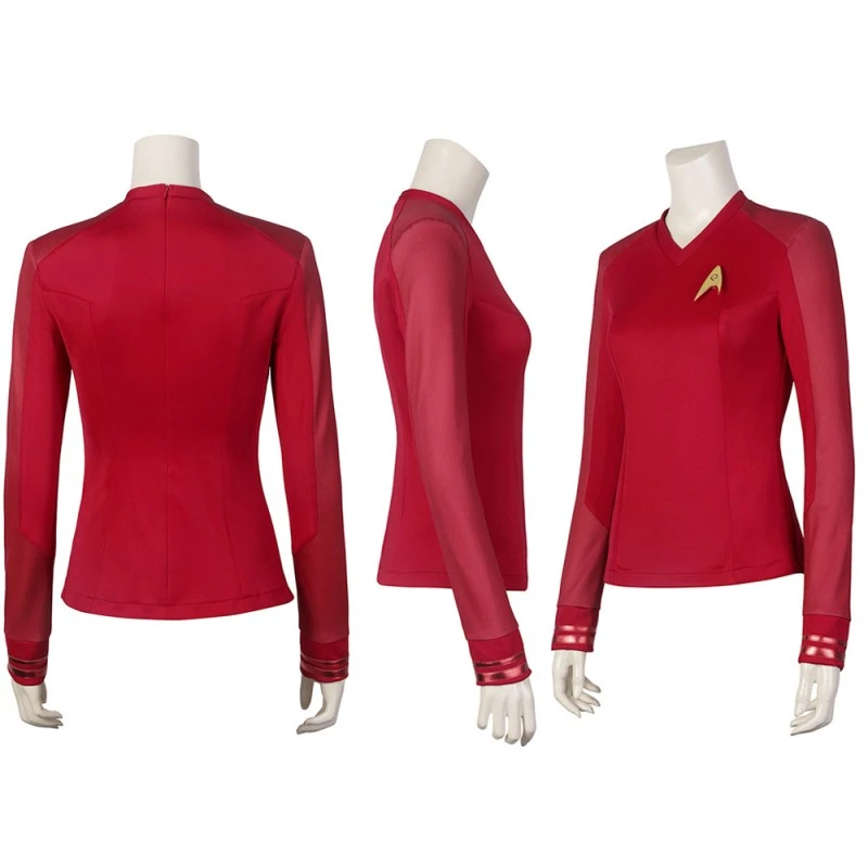 Star Trek Strange New Worlds Spock Cosplay Costume Christopher Pike Cosplay Suit 7 Star Trek Strange New Worlds Spock Cosplay Costume Christopher Pike Cosplay Suit - Image 7