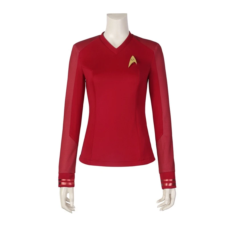 Star Trek Strange New Worlds Spock Cosplay Costume Christopher Pike Cosplay Suit 4 Star Trek Strange New Worlds Spock Cosplay Costume Christopher Pike Cosplay Suit - Image 4