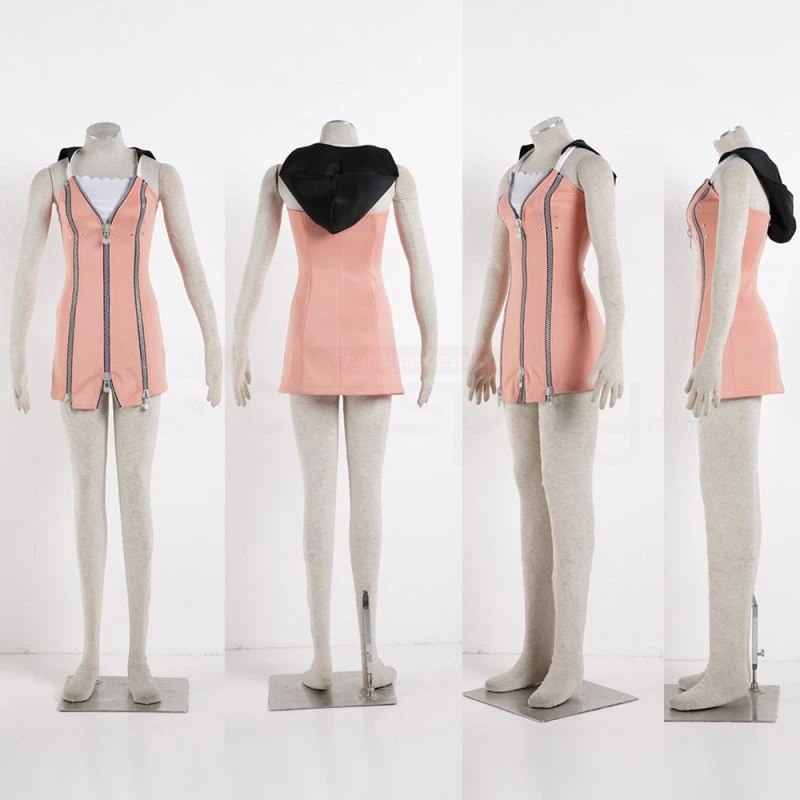 Kingdom Hearts Kairi Dress Cosplay Costume Outfit 4 Kingdom Hearts Kairi Dress Cosplay Costume Outfit - Image 4