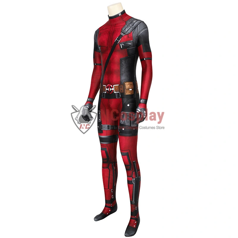 New Deadpool Wade Wilson Jumpsuit Cosplay Costume 5 New Deadpool Wade Wilson Jumpsuit Cosplay Costume - Image 5