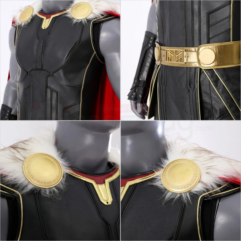 Thor 4 Love And Thunder Thor Costume Thor New Black Cosplay Suit 5 Thor 4 Love And Thunder Thor Costume Thor New Black Cosplay Suit - Image 5