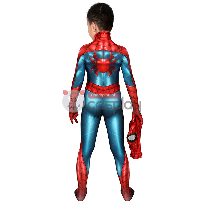 Spider-Armor MK IV Cosplay Costume Spiderman Jumpsuit For Kids 5 Spider-Armor MK IV Cosplay Costume Spiderman Jumpsuit For Kids - Image 5