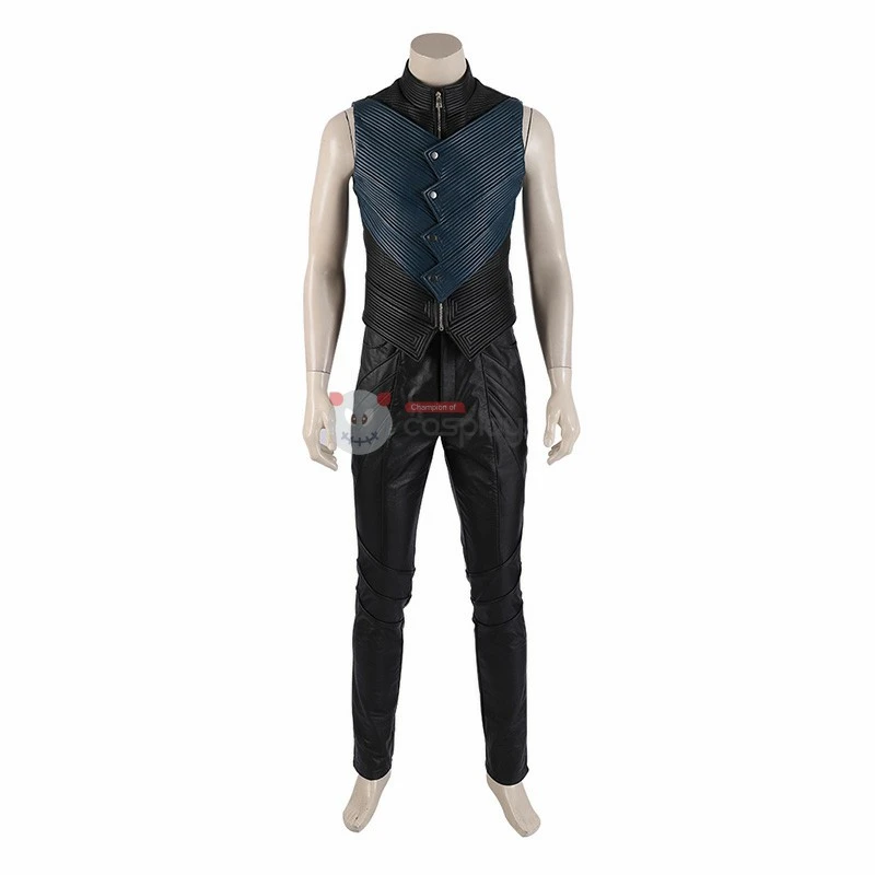 Ready To Ship Vergil Costume Devil May Cry 5 Cosplay Costumes Windbreaker Full Set 5 Ready To Ship Vergil Costume Devil May Cry 5 Cosplay Costumes Windbreaker Full Set - Image 5