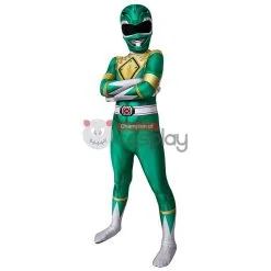 Mighty Morphin Power Rangers Cosplay Costume Green Ranger Jumpsuit For Kids -Cheap Ready To Ship Store 4 800x800 571
