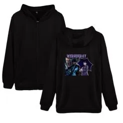 Wednesday Swearshirts The Addams Family Print Hoodie Unisex