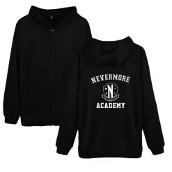 Wednesday Pullover Wednesday Addams Nevermore Academy Hoodie Unisex