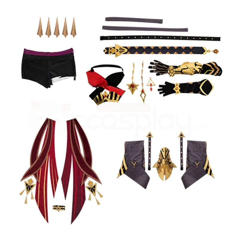 Genshin Impact Dehya Cosplay Costume 6 Genshin Impact Dehya Cosplay Costume - Image 6