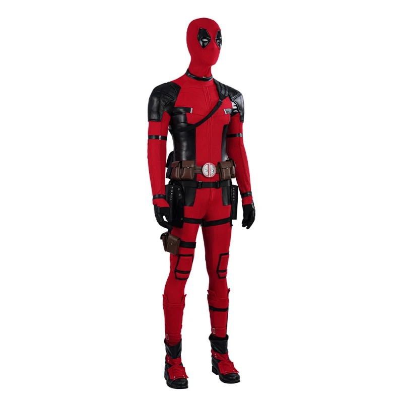 2023 Deadpool Cosplay Costumes Wade Wilson Deadpool 2 Halloween Suit Knitted Version 5 2023 Deadpool Cosplay Costumes Wade Wilson Deadpool 2 Halloween Suit Knitted Version - Image 5