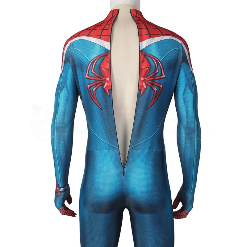 Adults Spider-UK William Braddock Costume Spiderman Billy Braddock Jumpsuit 4 Adults Spider-UK William Braddock Costume Spiderman Billy Braddock Jumpsuit - Image 4