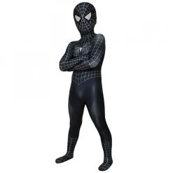 Spiderman 3 Eddie Brock Cosplay Costume Venom Jumpsuit For Kids -Cheap Ready To Ship Store 5 800x800 258