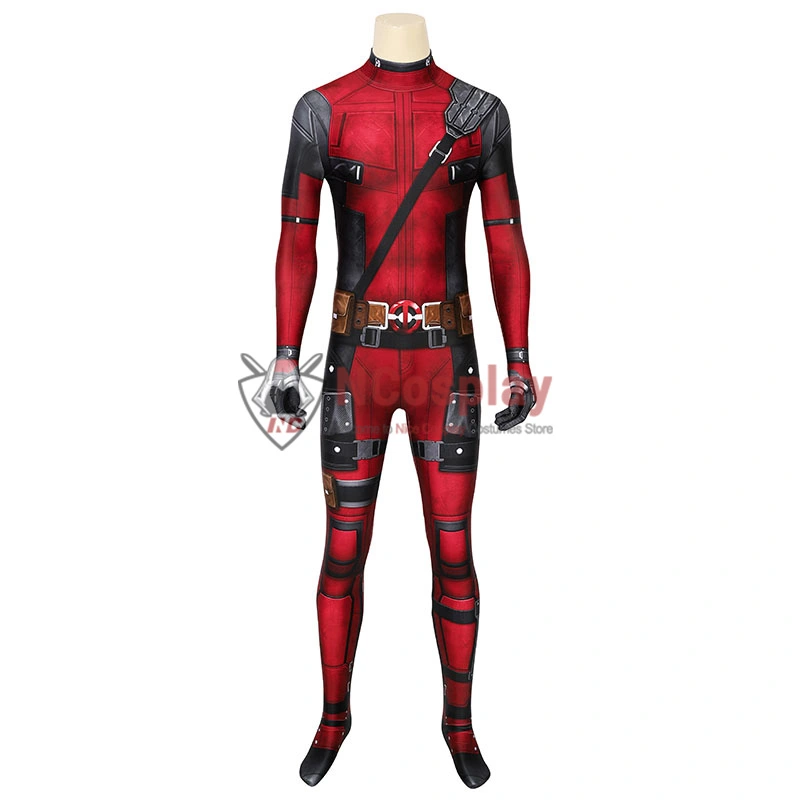 New Deadpool Wade Wilson Jumpsuit Cosplay Costume 6 New Deadpool Wade Wilson Jumpsuit Cosplay Costume - Image 6