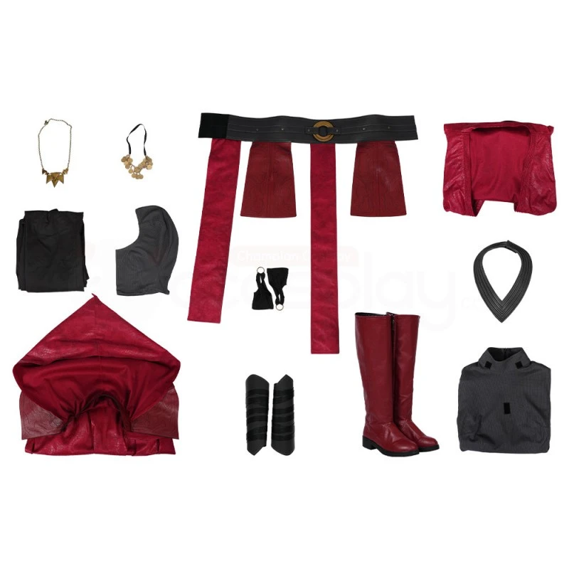 Star Wars Jedi Fallen Nightsister Merrin Cosplay Costumes Dress 5 Star Wars Jedi Fallen Nightsister Merrin Cosplay Costumes Dress - Image 5