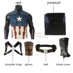 Captain America Costumes Avengers-Endgame Steve Rogers Cosplay Costumes -Cheap Ready To Ship Store 5 800x800 435