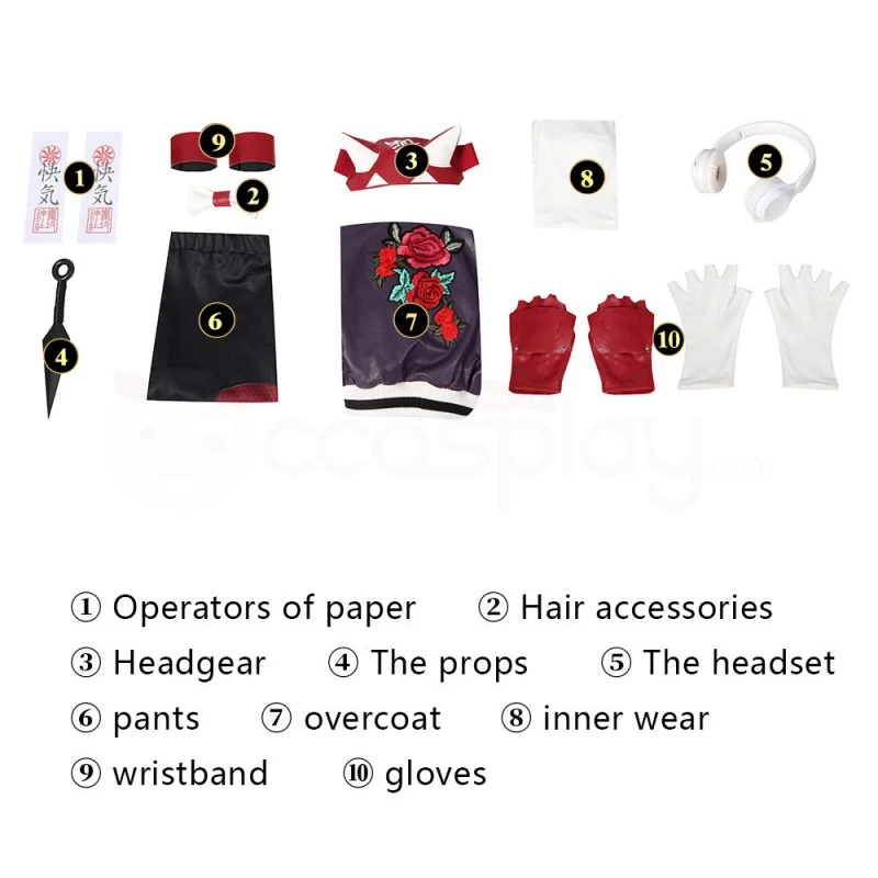 Overwatch 2 Cosplay Suits Kiriko Cosplay Costumes 6 Overwatch 2 Cosplay Suits Kiriko Cosplay Costumes - Image 6