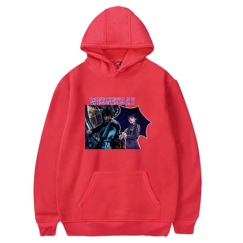 Wednesday Swearshirts The Addams Family Print Hoodie Unisex 6 Wednesday Swearshirts The Addams Family Print Hoodie Unisex - Image 6