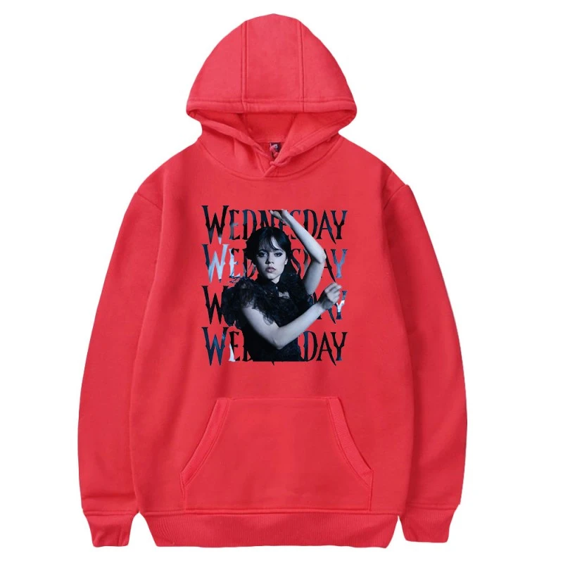 2D Print Swearshirts Wednesday Addams Hoodie Unisex 6 2D Print Swearshirts Wednesday Addams Hoodie Unisex - Image 6