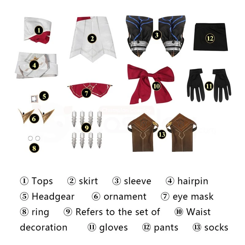 Eremite Desert Clearwater Cosplay Suit Genshin Impact Cosplay Costumes 6 Eremite Desert Clearwater Cosplay Suit Genshin Impact Cosplay Costumes - Image 6