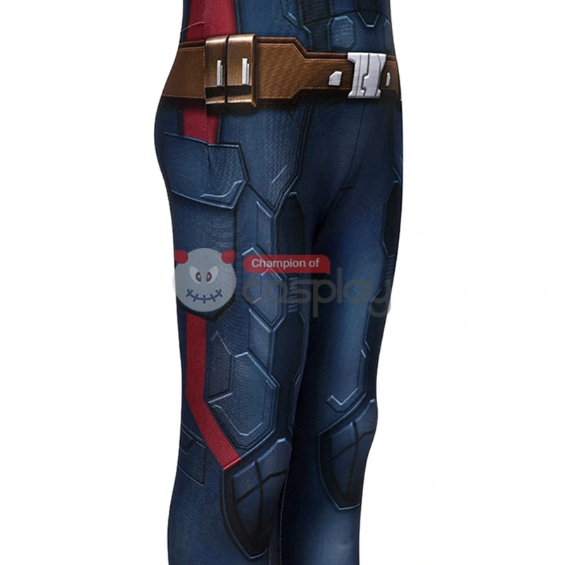 Captain America The Winter Soldier Steve Rogers Cosplay Jumpsuit For Kids 7 Captain America The Winter Soldier Steve Rogers Cosplay Jumpsuit For Kids - Image 7