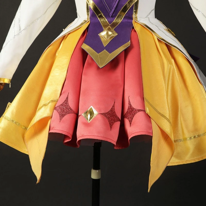 LOL Star Guardian Seraphine Cosplay Costume 2022 League Of Legends Cosplay Suit 6 LOL Star Guardian Seraphine Cosplay Costume 2022 League Of Legends Cosplay Suit - Image 6