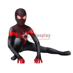 Kids Ultimate Spider Man Cosplay Costume Spiderman PS5 Miles Morales Jumpsuit -Cheap Ready To Ship Store 6 800x800 315