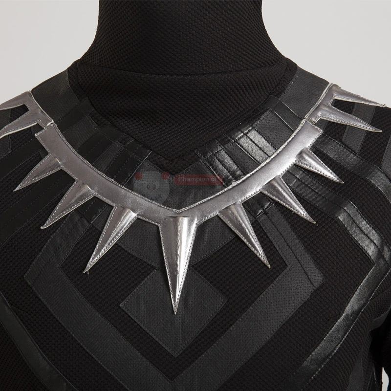 The Avengers Captain America Civil War Black Panther Cosplay Costume Deluxe Outfit 12 The Avengers Captain America Civil War Black Panther Cosplay Costume Deluxe Outfit - Image 12
