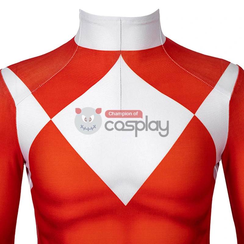 Ready To Ship For Kids Red Ranger Cosplay Costume 7 Ready To Ship For Kids Red Ranger Cosplay Costume - Image 7