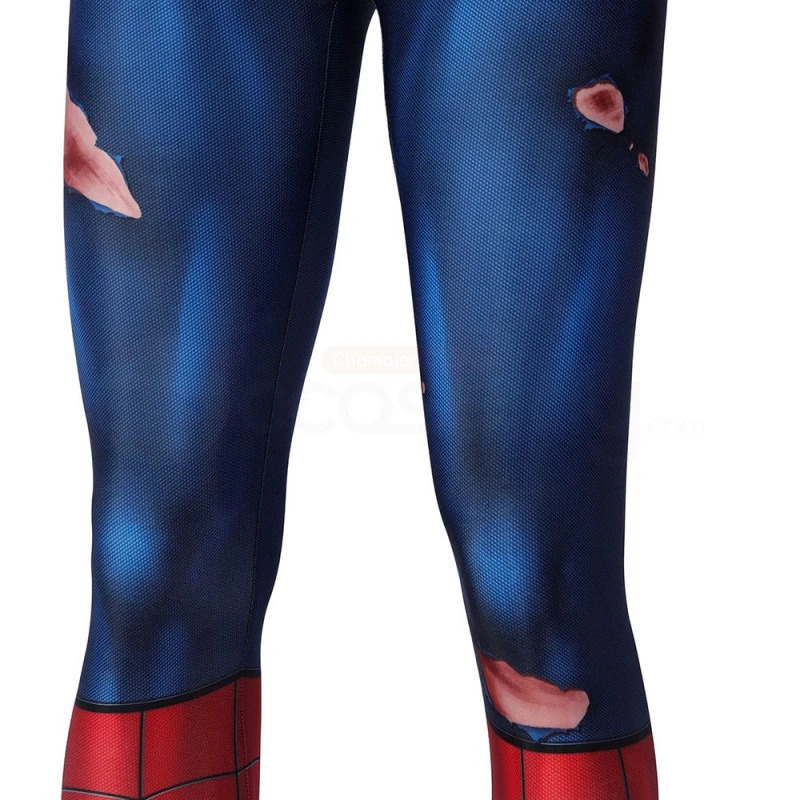 Spider-Man PS5 Classic Suit Spiderman Damaged Cosplay Costume 8 Spider-Man PS5 Classic Suit Spiderman Damaged Cosplay Costume - Image 8