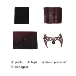 Wanda Maximoff Costume Doctor Strange In The Multiverse Of Madness Scarlet Witch Cosplay Suit -Cheap Ready To Ship Store 8 800x800 458