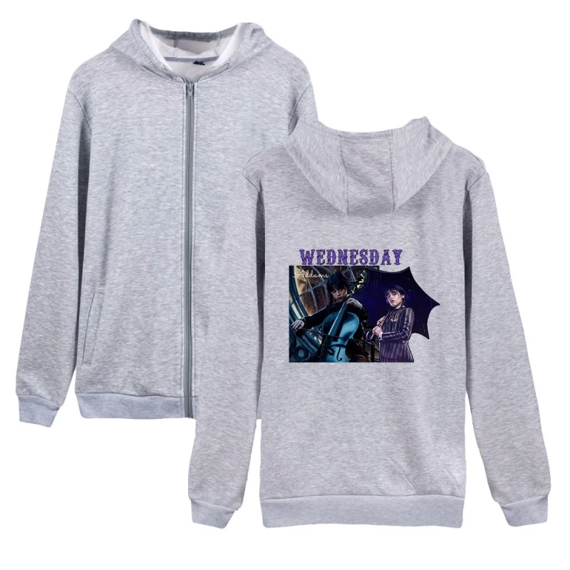 Wednesday Swearshirts The Addams Family Print Hoodie Unisex 9 Wednesday Swearshirts The Addams Family Print Hoodie Unisex - Image 9