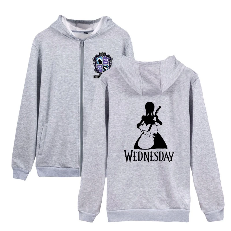 Wednesday Addams Hoodies Outcasts 2D Print Swearshirts Unisex 10 Wednesday Addams Hoodies Outcasts 2D Print Swearshirts Unisex - Image 10