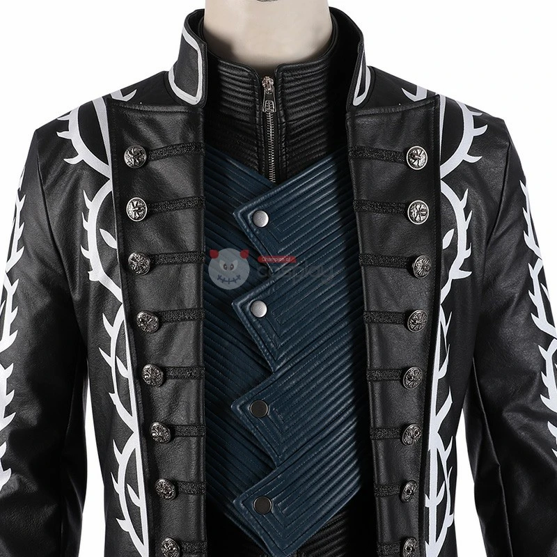 Ready To Ship Vergil Costume Devil May Cry 5 Cosplay Costumes Windbreaker Full Set 9 Ready To Ship Vergil Costume Devil May Cry 5 Cosplay Costumes Windbreaker Full Set - Image 9