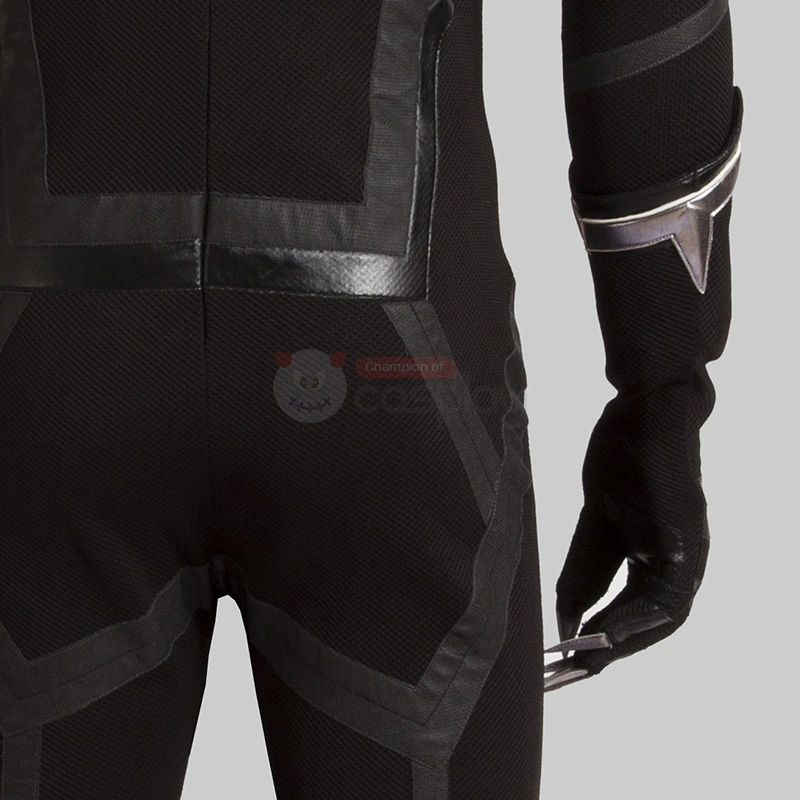The Avengers Captain America Civil War Black Panther Cosplay Costume Deluxe Outfit 14 The Avengers Captain America Civil War Black Panther Cosplay Costume Deluxe Outfit - Image 14