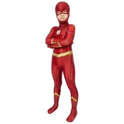 Ready To Ship For Kids The Flash Costume Barry Allen Cosplay Suit -Cheap Ready To Ship Store A0010407 800x800 1
