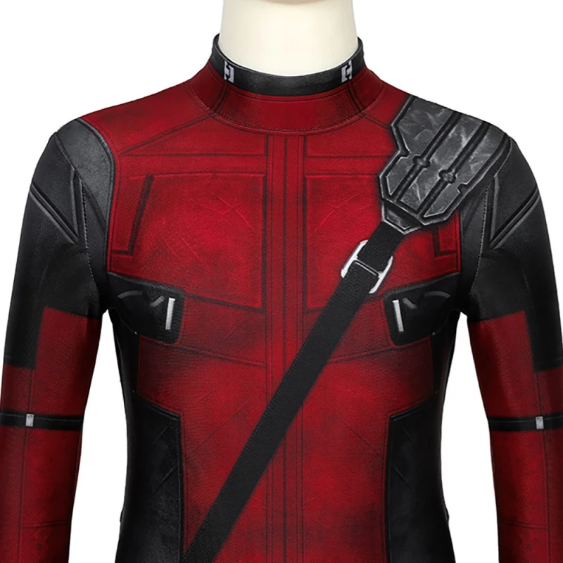 Ready To Ship For Kids Deadpool Cosplay Costume Deadpool Jumpsuit 13 Ready To Ship For Kids Deadpool Cosplay Costume Deadpool Jumpsuit - Image 13