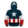 Kids Captain America Zip Up Long Sleeve Hoodies -Cheap Ready To Ship Store BFV 004 1 800x800 1