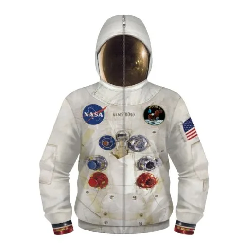 Kids Nasa Astronaut Zip Up Long Sleeve Hoodie -Cheap Ready To Ship Store BFV 012 1 800x800 1