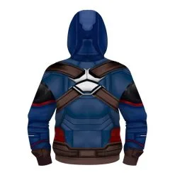 Kids Captain America Zip Up Hoodie -Cheap Ready To Ship Store BFV 028 2 800x800 1