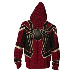 3D Print Pattern Avengers Endgame Spider Man Zip Up Hoodie -Cheap Ready To Ship Store BWLA 014 2 800x800 1