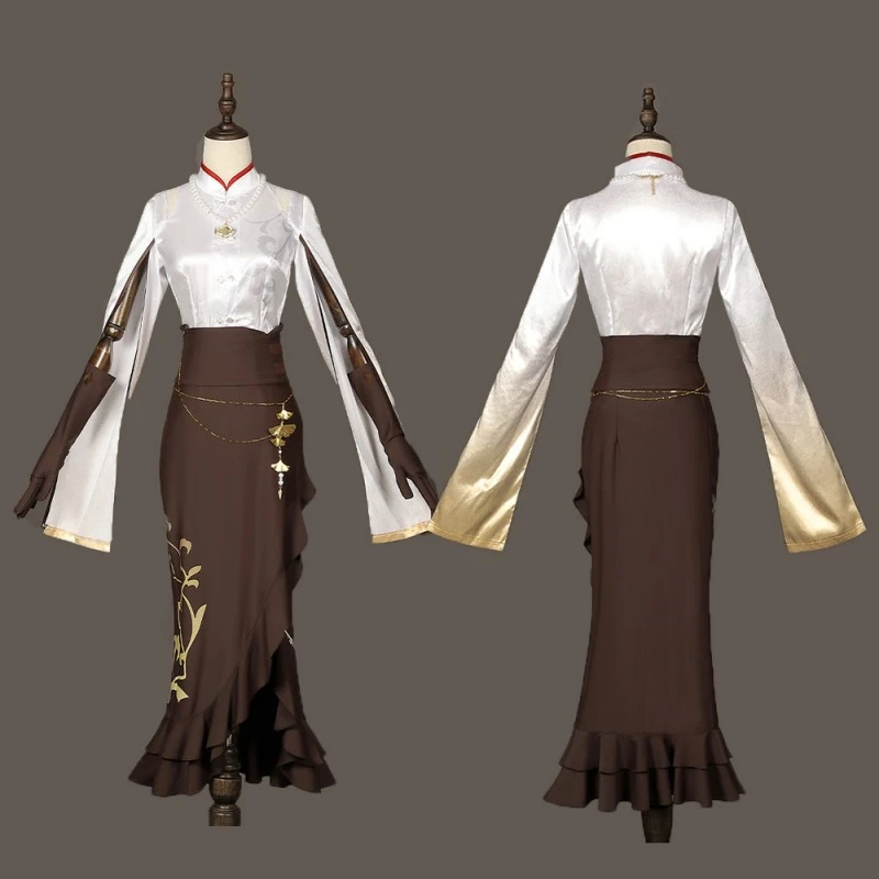 Ningguang Cosplay Costumes Genshin Impact Pizza Hut Cosplay Suit 1 Ningguang Cosplay Costumes Genshin Impact Pizza Hut Cosplay Suit