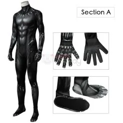 Black Panther Jumpsuit T'Challa Cosplay Costumes -Cheap Ready To Ship Store C5 800x800 1