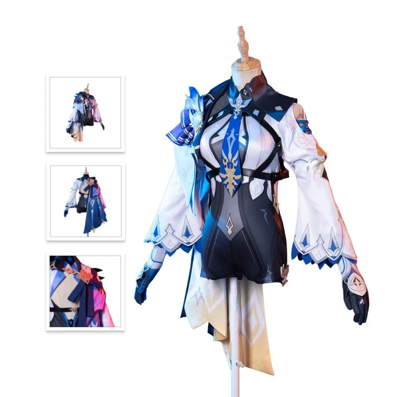 Genshin Impact Eula Cosplay Costume 1 Genshin Impact Eula Cosplay Costume