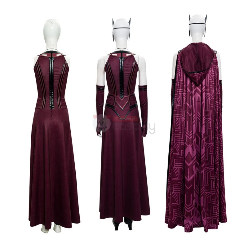 Ready To Ship 2021 New Scarlet Witch Cosplay Wanda Maximoff Costume Upgraded Version 4 Ready To Ship 2021 New Scarlet Witch Cosplay Wanda Maximoff Costume Upgraded Version - Image 4